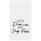 Judge People Embroidered Cotton Waffle Weave Kitchen Towel